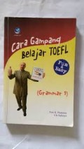 Cara Gampang Belajar TOEFL - Grammar 1