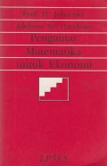 Pengantar Matematika Untuk Ekonomi